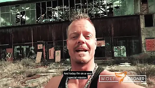 German Emo Doreen enjoyed a hot fuck outside in Berlin! Wolfwagner