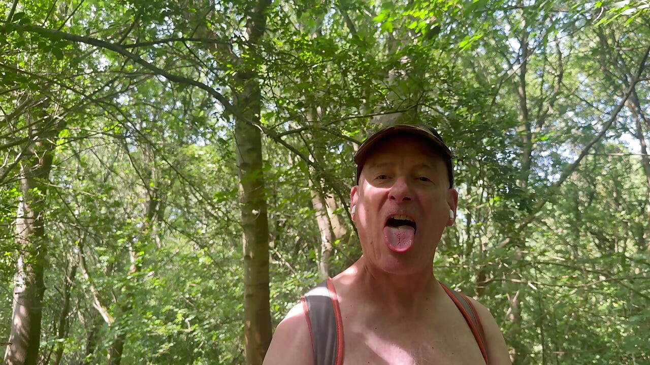 Crusing in the woods