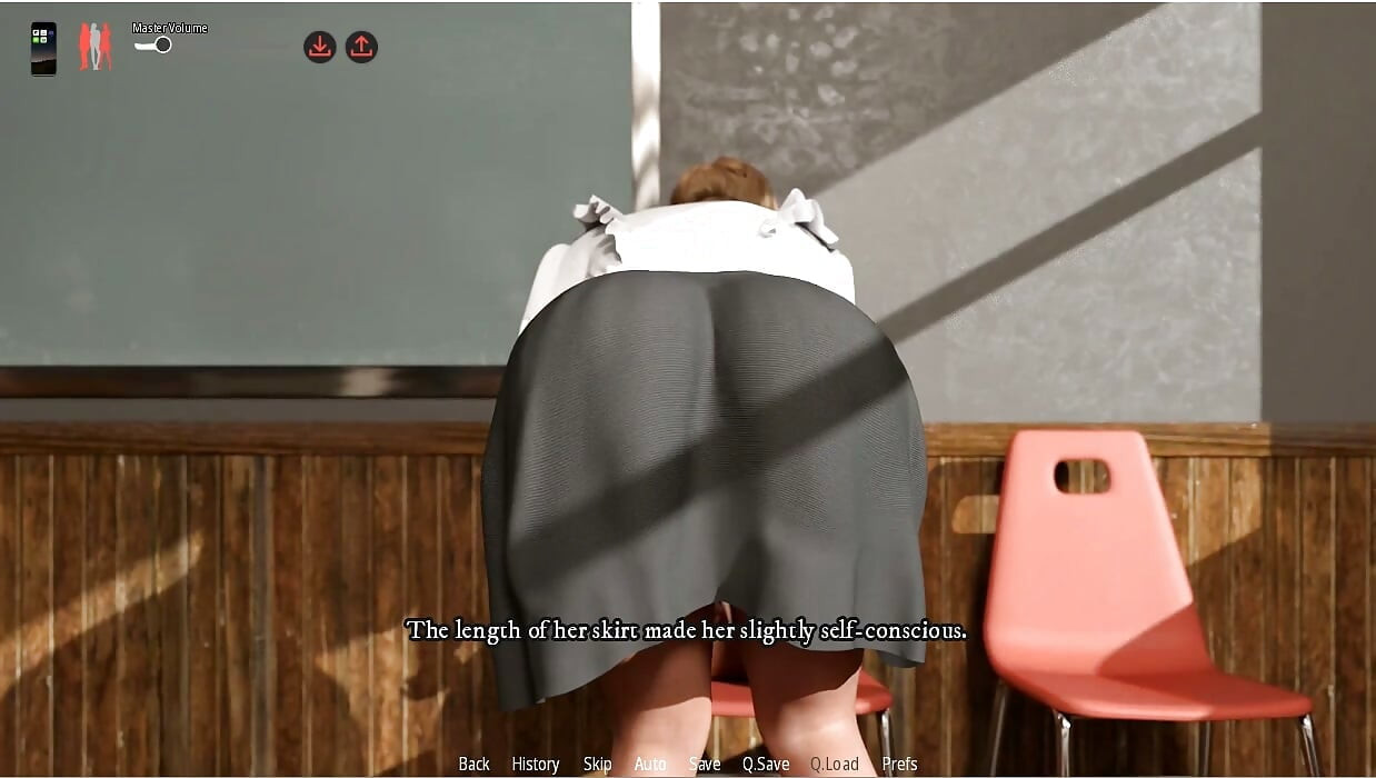 Milfheim - Gameplay - Roleplay - Professor Teasing, Public Boobs Exposure