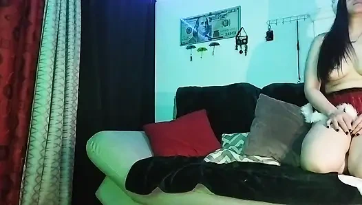 Üvey Kuzenim Beni Ateşli Bir Noel Videosu Yaptı. İçine Boşalmayı Gerçekten Seviyorum.