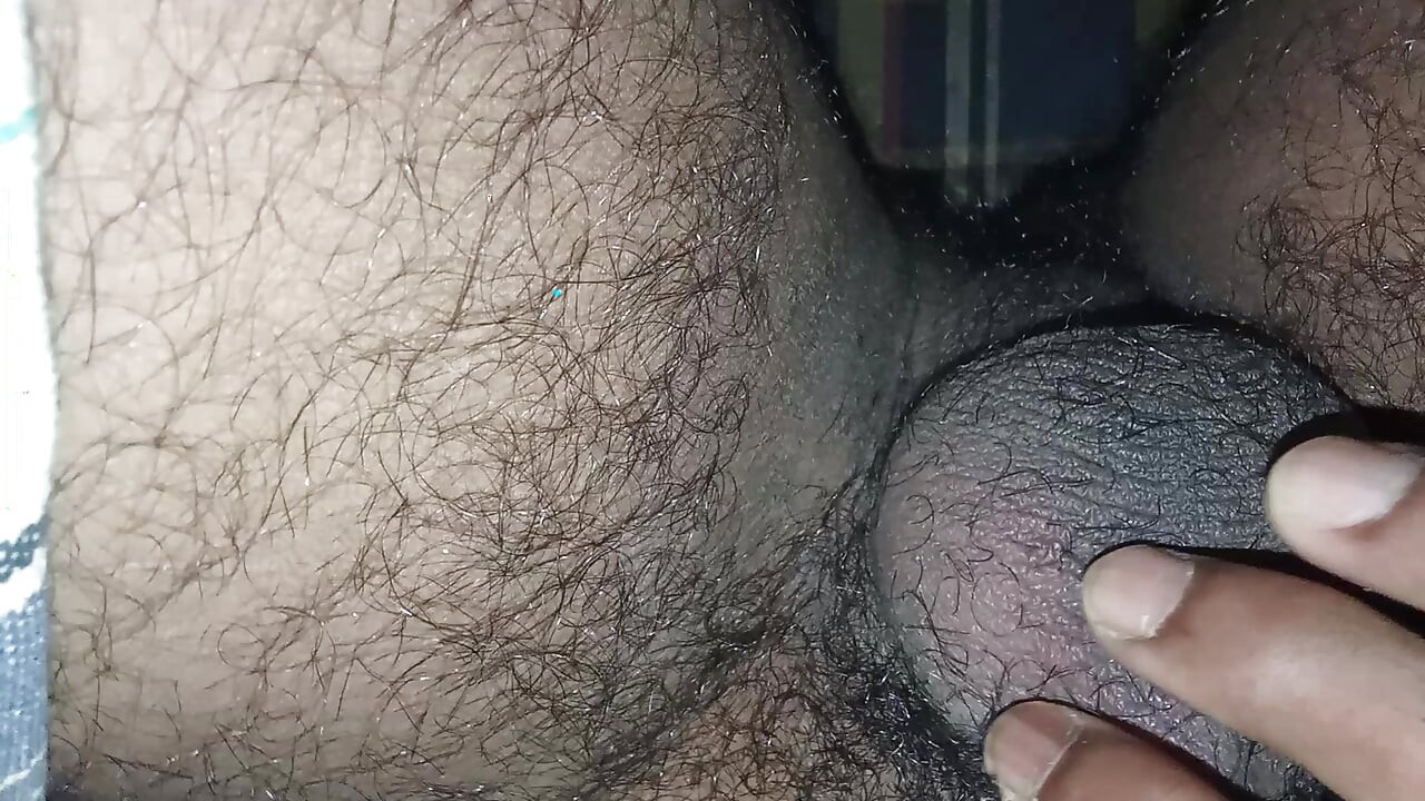 Indian Men mastrubating secretly and fucking cum on bed