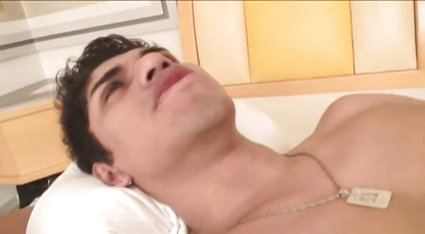 Latino gay couple slamming hard