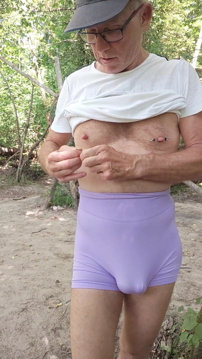 Emotional moment from "nipple jewelry"