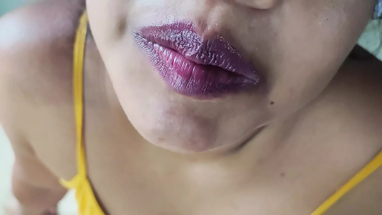 Hotwife takes milk from her rich breasts to enjoy with another man in front of us pose