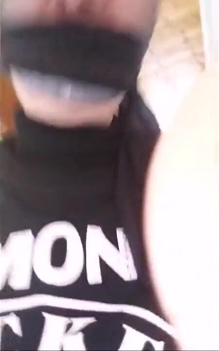 With Stockings on My Face I Have a Very Pig Face and Nose