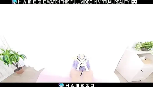 Cocona himekawa si gadis seksi jepang lagi muasin pacarnya,dalam vr.