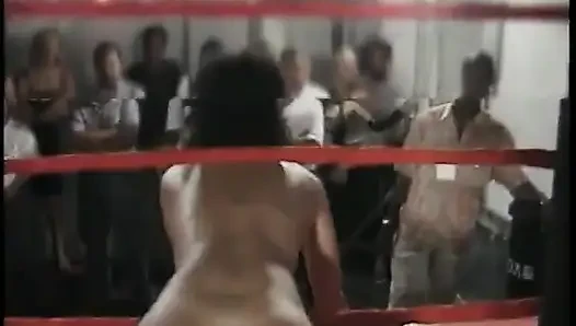 Brunette brazilian babe is on her knees sucking a cock