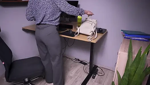 Office Tease Turned Into Split Pants Disaster