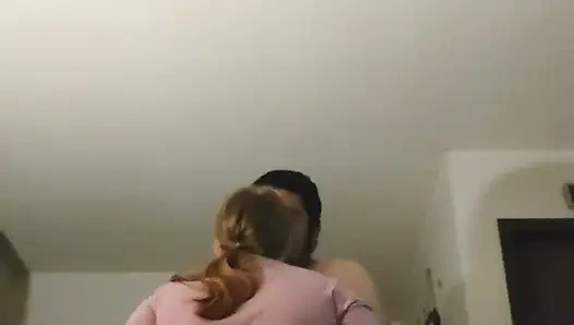 Cute BBW Wearing Dress Gets Pounded Doggy