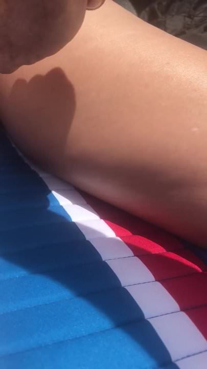 Wife on Galveston beach