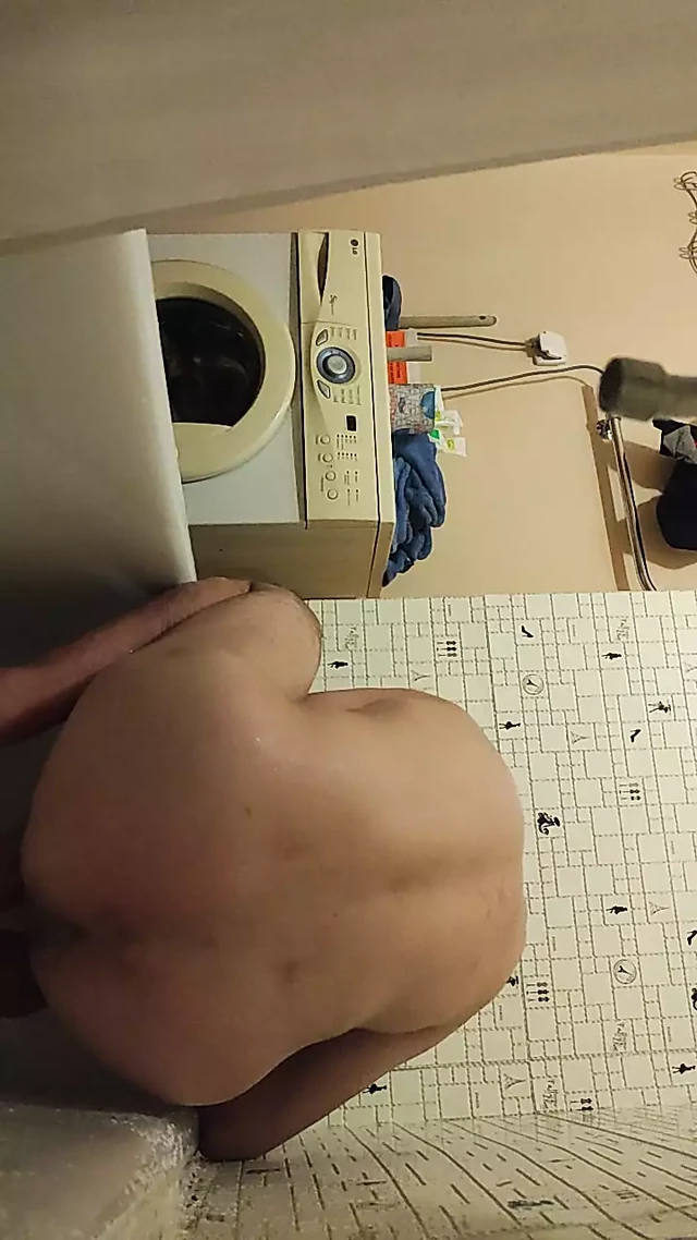 Fucking myself with a carrot and two cucumbers