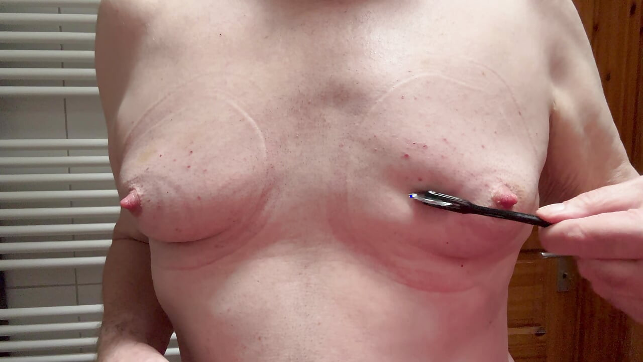 Special treatment of my tits and nipples