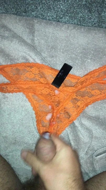Cum in thong