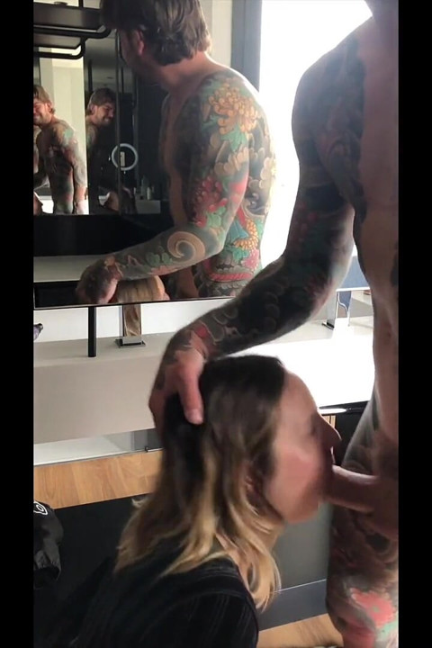 Blonde Pervert Sucks Me in the Hotel