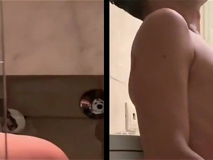 Do kon - bara lnd aur chehre ka bhav - tivr tvrit jhatka aur bathroom men viry
