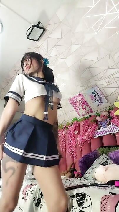 Webcam セクシーなお尻を叩いて