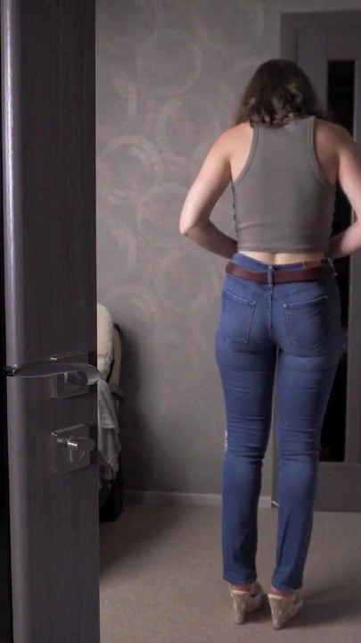 Struggles Managing Visible Panty Line VPL At Work | Clip 1