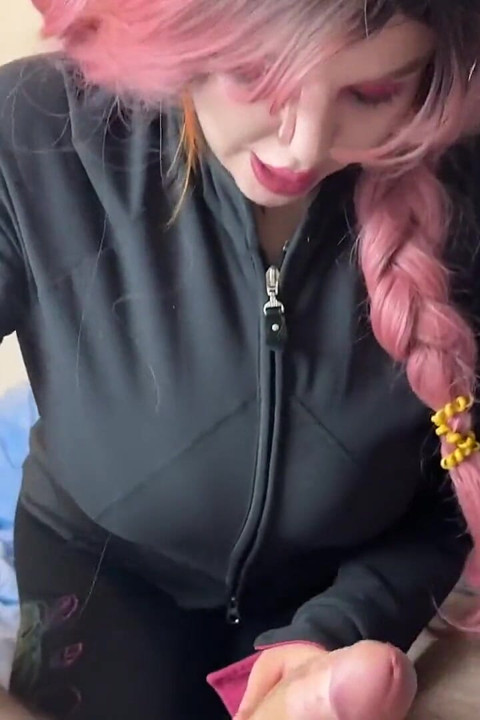 Lots of Cum on Stepsister's Tits. Slutty Sloppy Wet Blowjob: S1e14