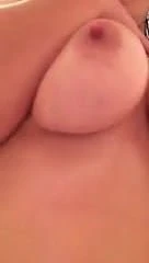 Brunette wife shower 2