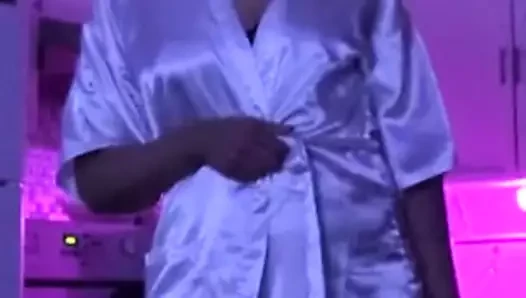 Silk robe baby