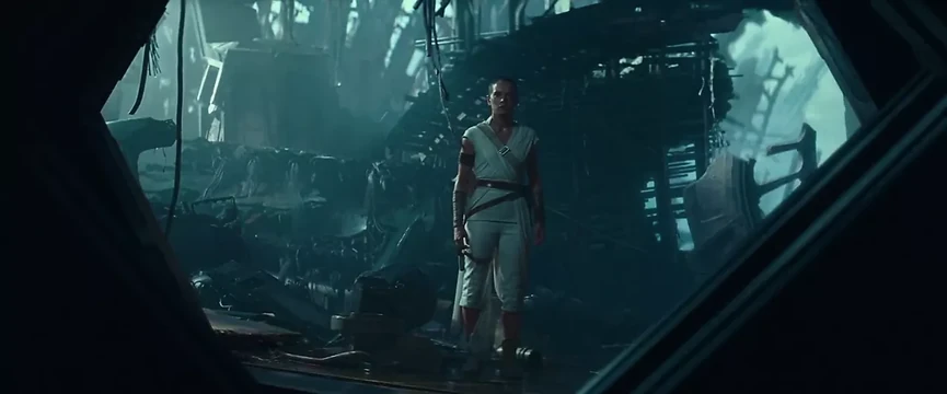 Rey gets a glimpse of the dark side