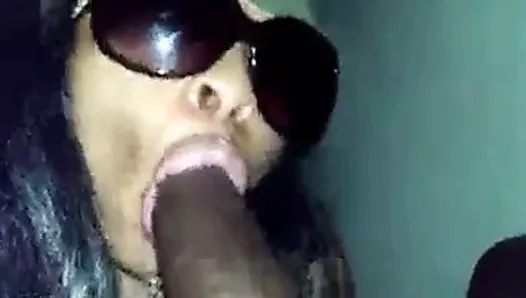 Dominican babe dicksuking lips