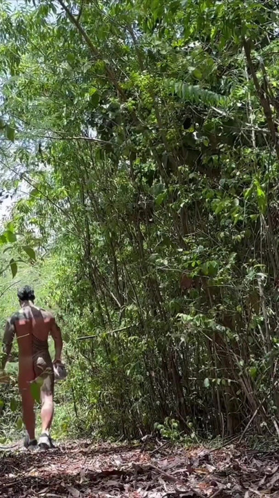 I Get so Horny Walking in the Woods Naked with My Dick Locked and Then Get Home and Destroy My Hole