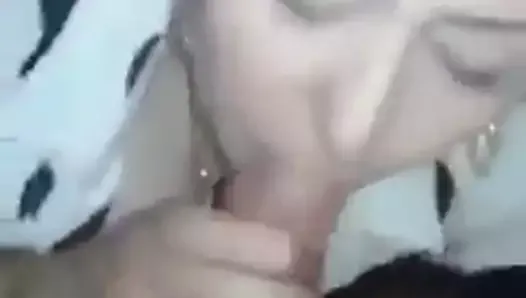 your hijabi mother sucking stranger man's cock