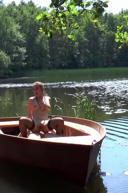 Hot outdoor fuck with sexy Alina Lamour