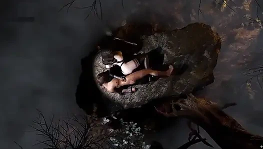 Digital Goddess of Fantasy Flame - 3D Animation Hentai