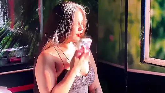 Bu Kittyu DJ sürtük takipçilerinin fantezisini gerçekleştiriyor ve hepsini yiyor