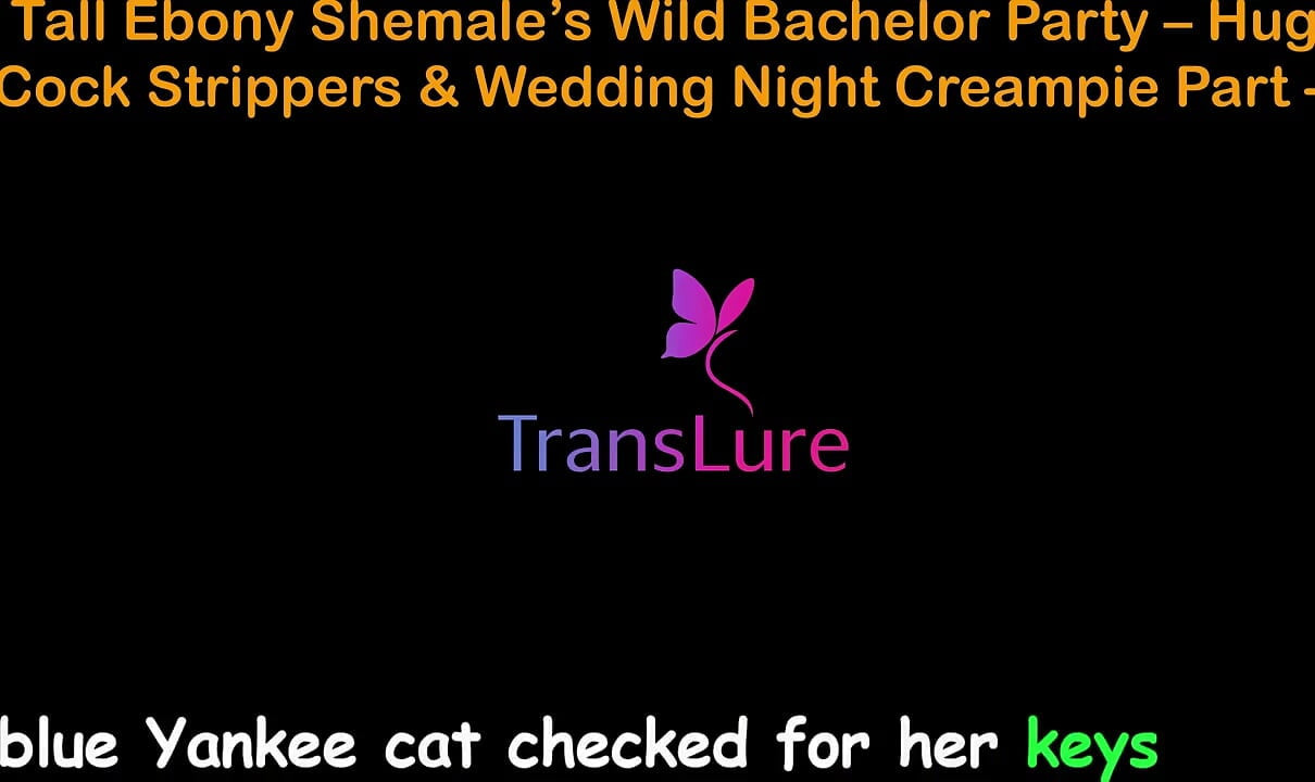 English Audio Sex Story - Tall Ebony Shemale's Wild Bachelor Party - Huge Cock Strippers & Wedding Night Creampie - 1