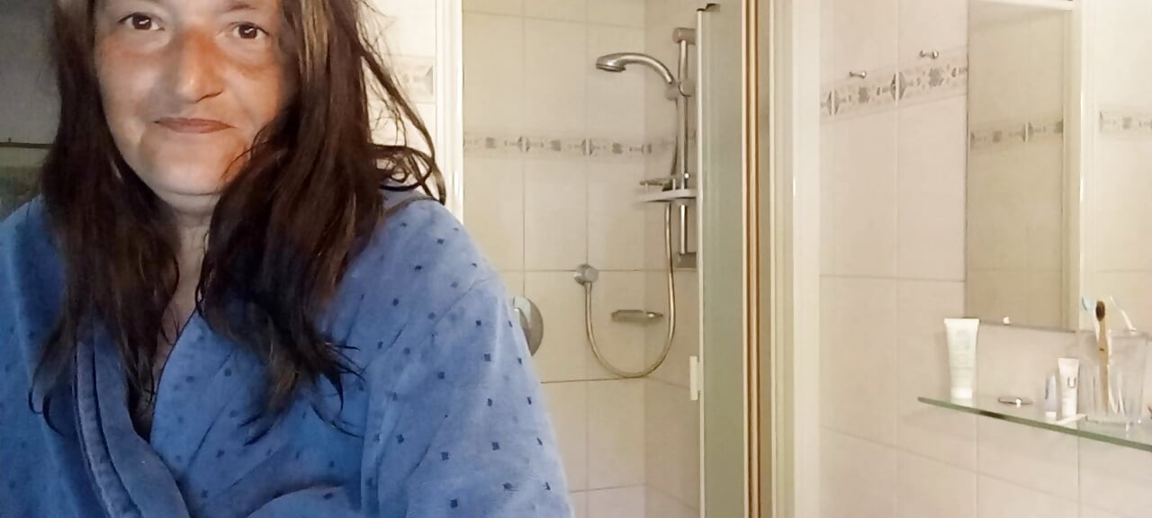 Shower on. Excuses off. Mature German