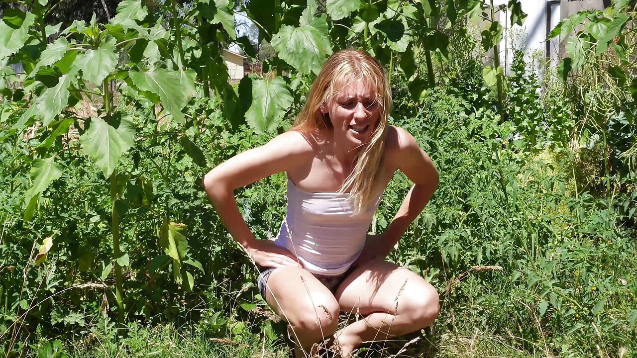 Peeing in My Garden to Water the Plants