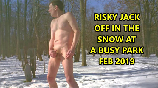 Risky snowy jo en ocupado parque feb 2019