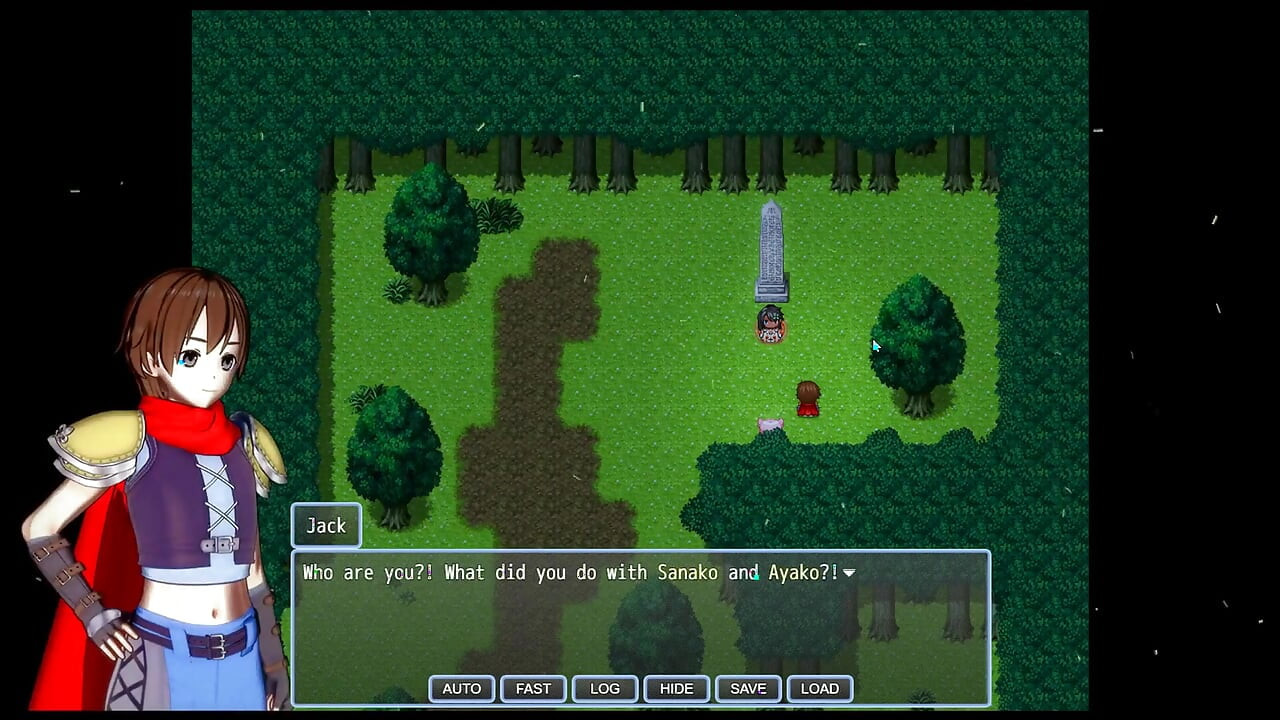 ふたたファンタジー【ふたなり変態ゲーム】第1話 私たちのボーイッシュな友達が巨大な今!