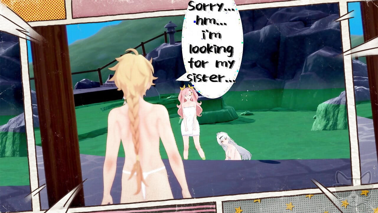 Aether lost in time 1 : Yixuan and Nicole (zenless zone zero) in hot spring !