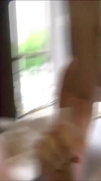 Iconic moment from "GERMAN EX GIRLFRIEND IN WHITE LINGERIE FUCK IN REAL SEXTAPE"