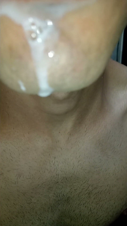 Cum in my mouth, play with your cum, and swallow it, sexy, femboy, trans, gay naughty, tongue, sloopy, six pack, fitness teen | Clip 1