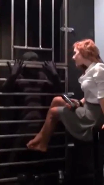 Must-share moment from "Lady warden disciplines prisoner in her private torture cell"