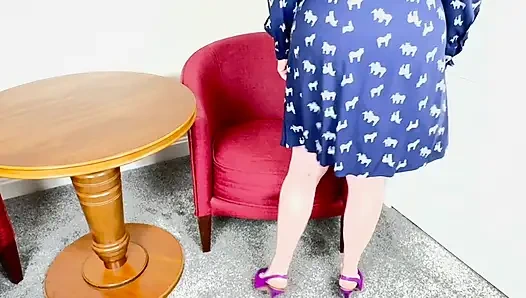 Vgq16 Aunty Sandra Wearing Her Soft Shape Wear All in One