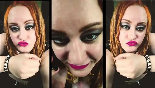 Ngobrol sama pacarnya di telpon sambil nyepong kontol teman imutnya