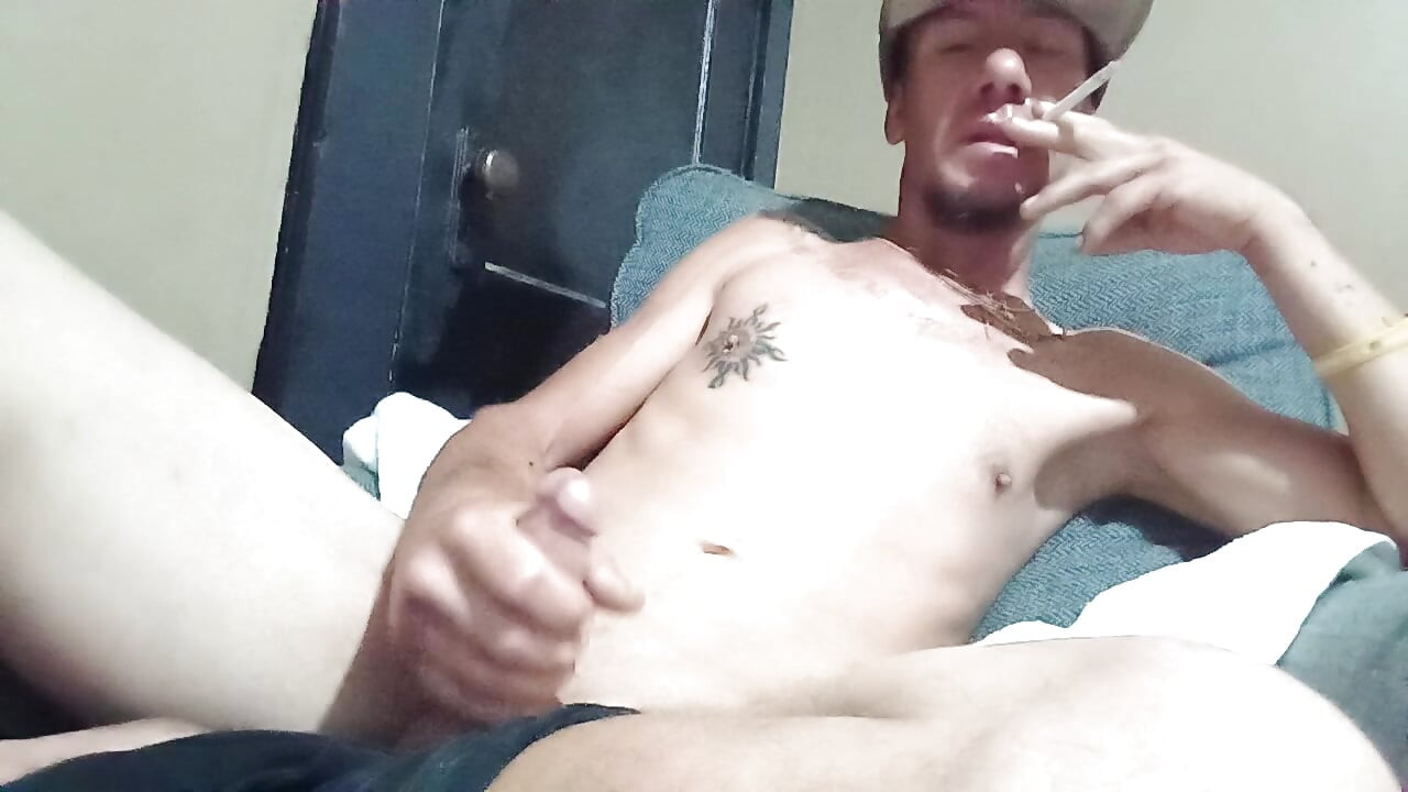 Getting used to camera, cum on!