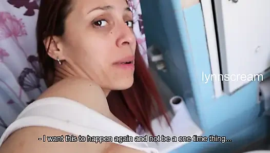 POV-sex mit meiner schwiegerschwester im badezimmer, während meine frau nicht zu hause ist