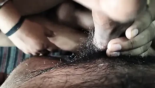My boss's son saw me fingering my pussy and then made my sweet pussy