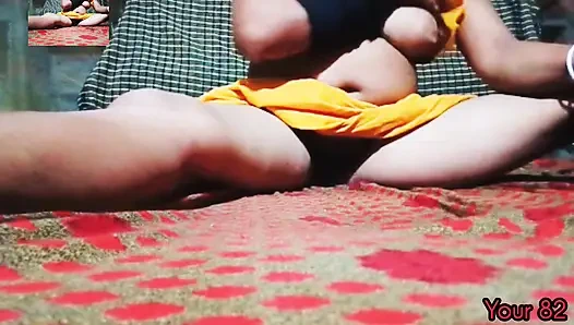 Невестка становится очень горячей от траха, но начала сосать киску