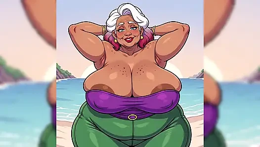 Ai si cewek semok india super semok lagi asik di pantai