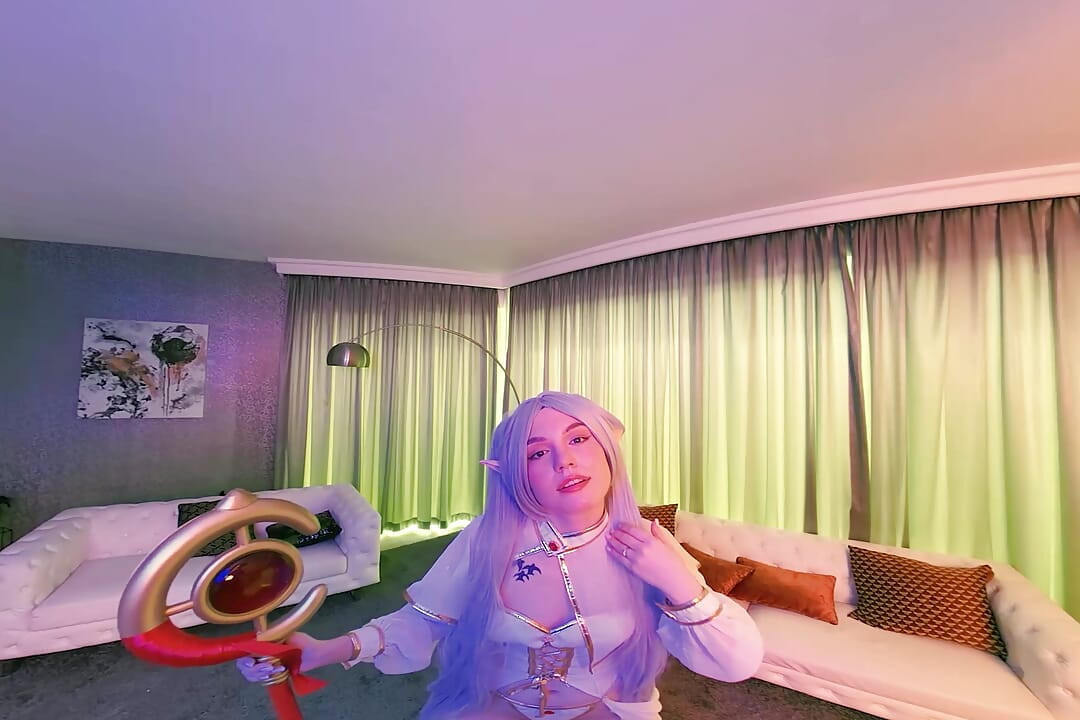 VRCosplayX Σήμερα, η επιθυμία σας να γαμήσετε τη Silvia Wise ως Frieren σας έκανε να πάτε όλα μέσα και να εκφράσετε την επιθυμία σας ξεκάθαρα