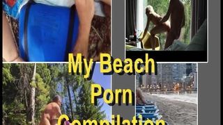 Homem na praia pornô.