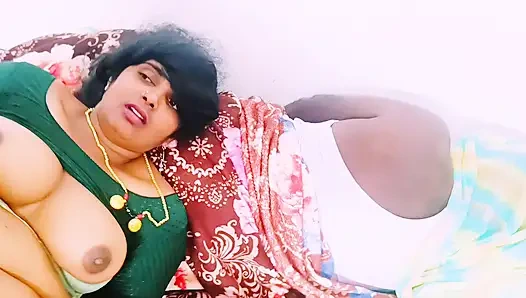 Desi Dreier, indische schöne hausfrau betrügt ehemann, fickt freund des ehemanns. Telugu Adio.